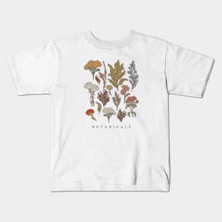 Botanicals Floral Wildflowers Kids T-Shirt